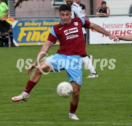 Fussball Kaerntner Liga. Bleiburg gegen Maria Saal. Damjan Jovanovic  (Maria Saal). Bleiburg 6.5.2023.
Foto: Kuess


---
pressefotos, pressefotografie, kuess, qs, qspictures, sport, bild, bilder, bilddatenbank