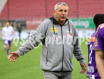 Fussball Bundesliga. SK Austria Klagenfurt gegen LASK. Trainer Peter Pacult  (Klagenfurt). Klagenfurt, am 7.5.2023.
Foto: Kuess
---
pressefotos, pressefotografie, kuess, qs, qspictures, sport, bild, bilder, bilddatenbank