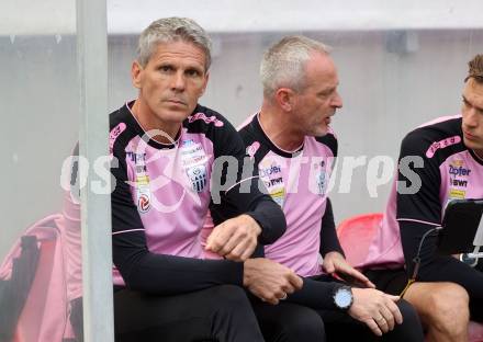 Fussball Bundesliga. SK Austria Klagenfurt gegen LASK.  Trainer Dietmar Kuehbauer  (LASK).  Klagenfurt, am 7.5.2023.
Foto: Kuess
---
pressefotos, pressefotografie, kuess, qs, qspictures, sport, bild, bilder, bilddatenbank