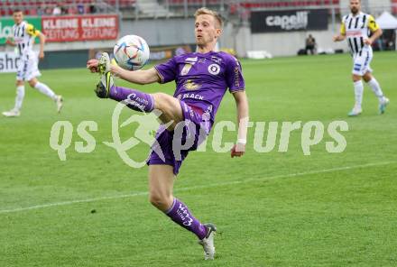 Fussball Bundesliga. SK Austria Klagenfurt gegen LASK.  Christopher CVetko (Klagenfurt). Klagenfurt, am 7.5.2023.
Foto: Kuess
---
pressefotos, pressefotografie, kuess, qs, qspictures, sport, bild, bilder, bilddatenbank