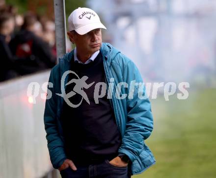 Fussball Kaerntner Liga. KAC gegen Austria Klagenfurt Amat.  Trainer Klaus Thuller  (KAC). Klagenfurt, 12.5.2023.
Foto: Kuess


---
pressefotos, pressefotografie, kuess, qs, qspictures, sport, bild, bilder, bilddatenbank