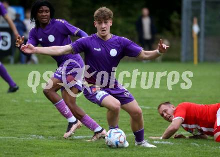 Fussball Kaerntner Liga. KAC gegen Austria Klagenfurt Amat.   Moritz Berg (Austria Klagenfurt). Klagenfurt, 12.5.2023.
Foto: Kuess


---
pressefotos, pressefotografie, kuess, qs, qspictures, sport, bild, bilder, bilddatenbank