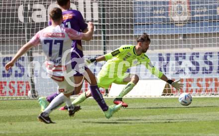 Fussball Bundesliga. SK Austria Klagenfurt gegen FK Austria Wien. Phillip Menzel (Klagenfurt), Aleksandar Jukic  (Wien).  Klagenfurt, am 21.5.2023.
Foto: Kuess
---
pressefotos, pressefotografie, kuess, qs, qspictures, sport, bild, bilder, bilddatenbank