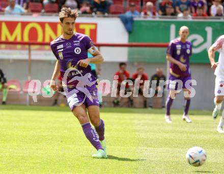 Fussball Bundesliga. SK Austria Klagenfurt gegen FK Austria Wien. Thorsten Mahrer (Klagenfurt).  Klagenfurt, am 21.5.2023.
Foto: Kuess
---
pressefotos, pressefotografie, kuess, qs, qspictures, sport, bild, bilder, bilddatenbank