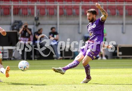 Fussball Bundesliga. SK Austria Klagenfurt gegen FK Austria Wien.  Kosmas Gkezos (Klagenfurt).  Klagenfurt, am 21.5.2023.
Foto: Kuess
---
pressefotos, pressefotografie, kuess, qs, qspictures, sport, bild, bilder, bilddatenbank