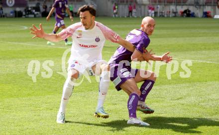 Fussball Bundesliga. SK Austria Klagenfurt gegen FK Austria Wien.  Nicolas Wimmer(Klagenfurt) , Haris Tabakovic  (Wien).  Klagenfurt, am 21.5.2023.
Foto: Kuess
---
pressefotos, pressefotografie, kuess, qs, qspictures, sport, bild, bilder, bilddatenbank