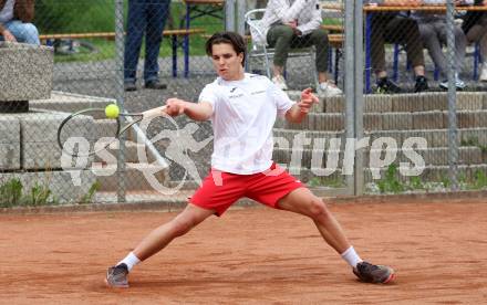 Tennis 2. Bundesliga. Strassburg gegen Union Klagenfurt. Tobias Smoliner  Strassburg, am 20.5.2023.
Foto: Kuess



---
pressefotos, pressefotografie, kuess, qs, qspictures, sport, bild, bilder, bilddatenbank