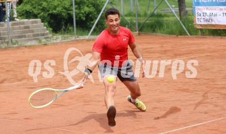 Tennis 2. Bundesliga. Strassburg gegen Union Klagenfurt. Martin Mueller (Union Klagenfurt). Strassburg, am 20.5.2023.
Foto: Kuess



---
pressefotos, pressefotografie, kuess, qs, qspictures, sport, bild, bilder, bilddatenbank