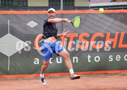 Tennis 2. Bundesliga. Strassburg gegen Union Klagenfurt. Michael Linzer (Union Klagenfurt). Strassburg, am 20.5.2023.
Foto: Kuess



---
pressefotos, pressefotografie, kuess, qs, qspictures, sport, bild, bilder, bilddatenbank