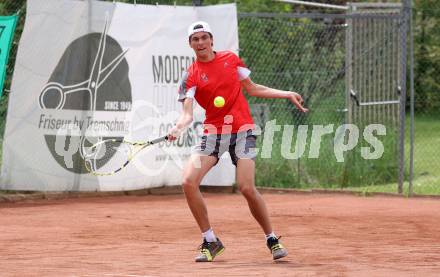 Tennis 2. Bundesliga. Strassburg gegen Union Klagenfurt. Luca Adlbrecht (Union Klagenfurt). Strassburg, am 20.5.2023.
Foto: Kuess



---
pressefotos, pressefotografie, kuess, qs, qspictures, sport, bild, bilder, bilddatenbank