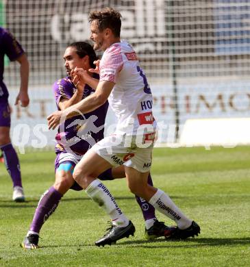 Fussball Bundesliga. SK Austria Klagenfurt gegen FK Austria Wien. Maximiliano Moreira Romero, (Klagenfurt),     James Robert Holland  (Wien).  Klagenfurt, am 21.5.2023.
Foto: Kuess
---
pressefotos, pressefotografie, kuess, qs, qspictures, sport, bild, bilder, bilddatenbank