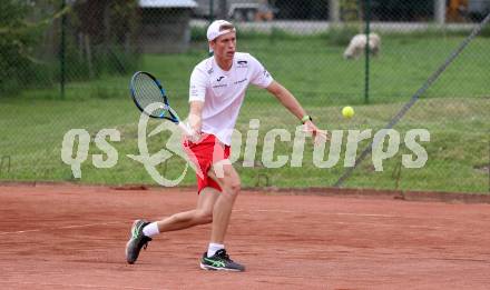 Tennis 2. Bundesliga. Strassburg gegen Union Klagenfurt. Niklas Gruenefeldt.  Strassburg, am 20.5.2023.
Foto: Kuess



---
pressefotos, pressefotografie, kuess, qs, qspictures, sport, bild, bilder, bilddatenbank