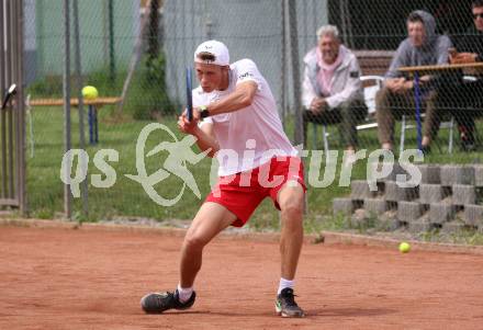 Tennis 2. Bundesliga. Strassburg gegen Union Klagenfurt. Niklas Gruenefeldt.  Strassburg, am 20.5.2023.
Foto: Kuess


---
pressefotos, pressefotografie, kuess, qs, qspictures, sport, bild, bilder, bilddatenbank