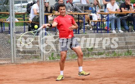 Tennis 2. Bundesliga. Strassburg gegen Union Klagenfurt. Martin Mueller (Union Klagenfurt). Strassburg, am 20.5.2023.
Foto: Kuess



---
pressefotos, pressefotografie, kuess, qs, qspictures, sport, bild, bilder, bilddatenbank