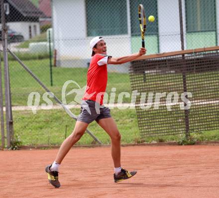 Tennis 2. Bundesliga. Strassburg gegen Union Klagenfurt. Luca Adlbrecht (Union Klagenfurt). Strassburg, am 20.5.2023.
Foto: Kuess



---
pressefotos, pressefotografie, kuess, qs, qspictures, sport, bild, bilder, bilddatenbank