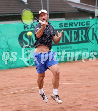 Tennis 2. Bundesliga. Strassburg gegen Union Klagenfurt. Michael Linzer (Union Klagenfurt). Strassburg, am 20.5.2023.
Foto: Kuess



---
pressefotos, pressefotografie, kuess, qs, qspictures, sport, bild, bilder, bilddatenbank