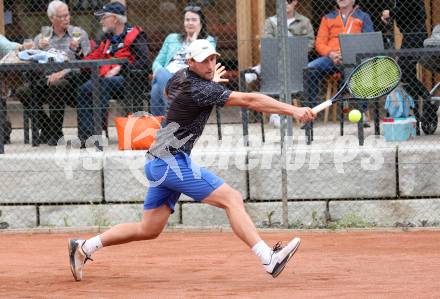 Tennis 2. Bundesliga. Strassburg gegen Union Klagenfurt. Michael Linzer (Union Klagenfurt). Strassburg, am 20.5.2023.
Foto: Kuess



---
pressefotos, pressefotografie, kuess, qs, qspictures, sport, bild, bilder, bilddatenbank