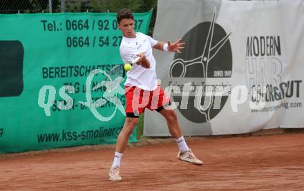 Tennis 2. Bundesliga. Strassburg gegen Union Klagenfurt. Paul Schmoelzer.  Strassburg, am 20.5.2023.
Foto: Kuess



---
pressefotos, pressefotografie, kuess, qs, qspictures, sport, bild, bilder, bilddatenbank