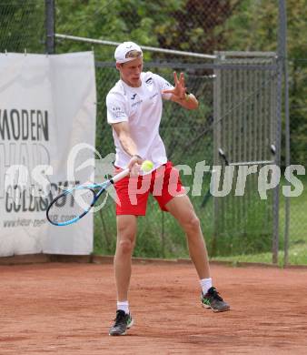 Tennis 2. Bundesliga. Strassburg gegen Union Klagenfurt. Niklas Gruenefeldt.  Strassburg, am 20.5.2023.
Foto: Kuess



---
pressefotos, pressefotografie, kuess, qs, qspictures, sport, bild, bilder, bilddatenbank