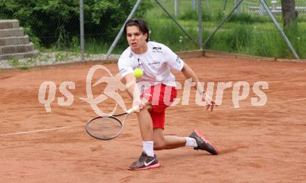 Tennis 2. Bundesliga. Strassburg gegen Union Klagenfurt. Tobias Smoliner  Strassburg, am 20.5.2023.
Foto: Kuess



---
pressefotos, pressefotografie, kuess, qs, qspictures, sport, bild, bilder, bilddatenbank