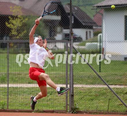 Tennis 2. Bundesliga. Strassburg gegen Union Klagenfurt. Niklas Gruenefeldt.  Strassburg, am 20.5.2023.
Foto: Kuess



---
pressefotos, pressefotografie, kuess, qs, qspictures, sport, bild, bilder, bilddatenbank