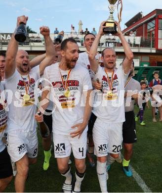 Fussball Kaerntner Liga. ASK gegen Lendorf. Meisterfeier  (ASK).  KLagenfurt, am 2.6.2023.
Foto: Kuess



---
pressefotos, pressefotografie, kuess, qs, qspictures, sport, bild, bilder, bilddatenbank