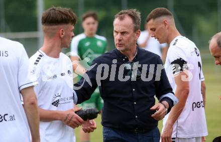 Fussball Kaerntner Liga. ASK gegen Lendorf.  Trainer Dieter Thuller  (ASK).  KLagenfurt, am 2.6.2023.
Foto: Kuess



---
pressefotos, pressefotografie, kuess, qs, qspictures, sport, bild, bilder, bilddatenbank