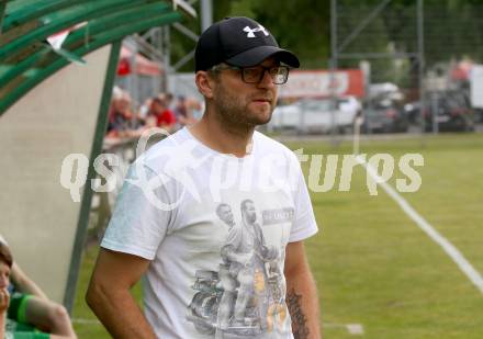 Fussball Kaerntner Liga. ASK gegen Lendorf.  Trainer Christoph Morgenstern (Lendorf). KLagenfurt, am 2.6.2023.
Foto: Kuess



---
pressefotos, pressefotografie, kuess, qs, qspictures, sport, bild, bilder, bilddatenbank