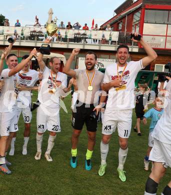 Fussball Kaerntner Liga. ASK gegen Lendorf. Meisterfeier  (ASK).  KLagenfurt, am 2.6.2023.
Foto: Kuess



---
pressefotos, pressefotografie, kuess, qs, qspictures, sport, bild, bilder, bilddatenbank