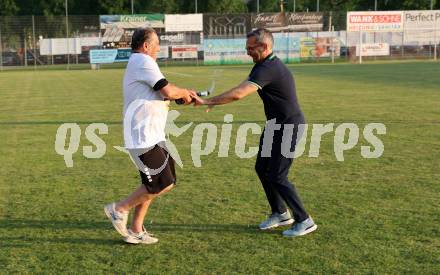 Fussball Kaerntner Liga. ASK gegen Lendorf. Meisterfeier  (ASK).  KLagenfurt, am 2.6.2023.
Foto: Kuess



---
pressefotos, pressefotografie, kuess, qs, qspictures, sport, bild, bilder, bilddatenbank