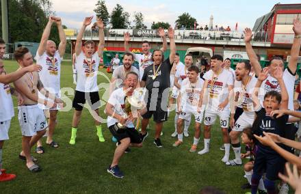 Fussball Kaerntner Liga. ASK gegen Lendorf. Meisterfeier  (ASK).  KLagenfurt, am 2.6.2023.
Foto: Kuess



---
pressefotos, pressefotografie, kuess, qs, qspictures, sport, bild, bilder, bilddatenbank