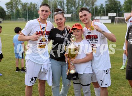 Fussball Kaerntner Liga. ASK gegen Lendorf. Meisterfeier  (ASK).  KLagenfurt, am 2.6.2023.
Foto: Kuess



---
pressefotos, pressefotografie, kuess, qs, qspictures, sport, bild, bilder, bilddatenbank