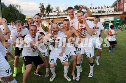 Fussball Kaerntner Liga. ASK gegen Lendorf. Meisterfeier  (ASK).  KLagenfurt, am 2.6.2023.
Foto: Kuess



---
pressefotos, pressefotografie, kuess, qs, qspictures, sport, bild, bilder, bilddatenbank