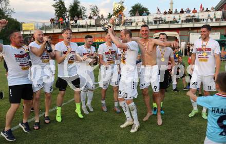 Fussball Kaerntner Liga. ASK gegen Lendorf. Meisterfeier  (ASK).  KLagenfurt, am 2.6.2023.
Foto: Kuess



---
pressefotos, pressefotografie, kuess, qs, qspictures, sport, bild, bilder, bilddatenbank