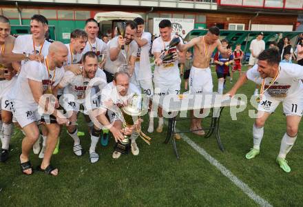 Fussball Kaerntner Liga. ASK gegen Lendorf. Meisterfeier  (ASK).  KLagenfurt, am 2.6.2023.
Foto: Kuess



---
pressefotos, pressefotografie, kuess, qs, qspictures, sport, bild, bilder, bilddatenbank