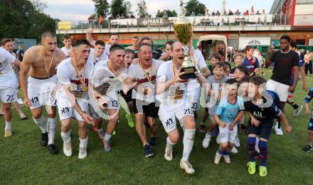 Fussball Kaerntner Liga. ASK gegen Lendorf. Meisterfeier  (ASK).  KLagenfurt, am 2.6.2023.
Foto: Kuess



---
pressefotos, pressefotografie, kuess, qs, qspictures, sport, bild, bilder, bilddatenbank