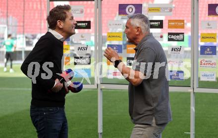 Fussball Bundesliga. SK Austria Klagenfurt gegen SK Rapid Wien.   Sky Reporter, Trainer Peter Pacult. Klagenfurt, am 3.6.2023.
Foto: Kuess
---
pressefotos, pressefotografie, kuess, qs, qspictures, sport, bild, bilder, bilddatenbank