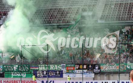 Fussball Bundesliga. SK Austria Klagenfurt gegen SK Rapid Wien.  Fans. Klagenfurt, am 3.6.2023.
Foto: Kuess
---
pressefotos, pressefotografie, kuess, qs, qspictures, sport, bild, bilder, bilddatenbank