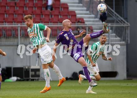 Fussball Bundesliga. SK Austria Klagenfurt gegen SK Rapid Wien.  Nicolas Wimmer,  (Klagenfurt),    Ferdy Druif (Rapid).  Klagenfurt, am 3.6.2023.
Foto: Kuess
---
pressefotos, pressefotografie, kuess, qs, qspictures, sport, bild, bilder, bilddatenbank