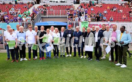 Fussball Bundesliga. SK Austria Klagenfurt gegen SK Rapid Wien.  Legende. Jahrhunderspieler des SV ST. Veit und Austria Klagenfurt . Klagenfurt, am 3.6.2023.
Foto: Kuess
---
pressefotos, pressefotografie, kuess, qs, qspictures, sport, bild, bilder, bilddatenbank