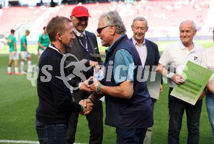 Fussball Bundesliga. SK Austria Klagenfurt gegen SK Rapid Wien.  KLaus Mitterdorfer, Friedl Koncilia (Klagenfurt). Klagenfurt, am 3.6.2023.
Foto: Kuess
---
pressefotos, pressefotografie, kuess, qs, qspictures, sport, bild, bilder, bilddatenbank
