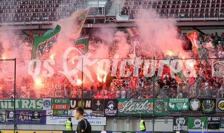 Fussball Bundesliga. SK Austria Klagenfurt gegen SK Rapid Wien.  Fans (Klagenfurt). Klagenfurt, am 3.6.2023.
Foto: Kuess
---
pressefotos, pressefotografie, kuess, qs, qspictures, sport, bild, bilder, bilddatenbank