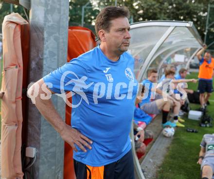 Fussball KFV Cup. SAK gegen Dellach/Gail. Trainer Wolfgang Wilscher  (Dellach). Klagenfurt, am 17.6.2023.
Foto: Kuess



---
pressefotos, pressefotografie, kuess, qs, qspictures, sport, bild, bilder, bilddatenbank