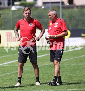 Fussball Bundesliga. Training SK Austria Klagenfurt.  Co-Trainer Martin Lassnig, Trainer Peter Pacult . Viktring, am 26.4.2023.
Foto: Kuess



---
pressefotos, pressefotografie, kuess, qs, qspictures, sport, bild, bilder, bilddatenbank