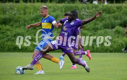 Fussball Bundesliga Testspiel. DSG/ATUS Ferlach gegen SK Austria Klagenfurt.  Iba May (Austria KLagenfurt). Ferlach, am 30.6.2023.
Foto: Kuess



---
pressefotos, pressefotografie, kuess, qs, qspictures, sport, bild, bilder, bilddatenbank