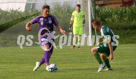 Fussball Testspiel. SK Austria Klagenfurt gegen Leoben. Christopher Wernitznig (Klagenfurt). Glanegg, am 11.7.2023.
Foto: Kuess



---
pressefotos, pressefotografie, kuess, qs, qspictures, sport, bild, bilder, bilddatenbank