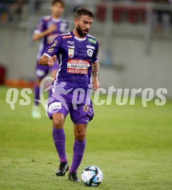 Fussball Bundesliga. SK Austria Klagenfurt gegen WAC. Kosmas Gkezos  (Klagenfurt).  Klagenfurt, am 9.8.2023.
Foto: Kuess
---
pressefotos, pressefotografie, kuess, qs, qspictures, sport, bild, bilder, bilddatenbank