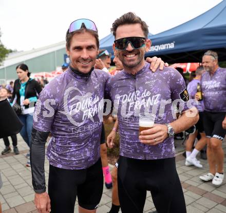 Radsport. Tour de Franz. Felix Gottwald, Rene Haselbacher . St. Veit, am 9.8.2023.
Foto: Kuess



---
pressefotos, pressefotografie, kuess, qs, qspictures, sport, bild, bilder, bilddatenbank