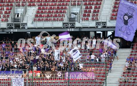 Fussball Bundesliga. SK Austria Klagenfurt gegen Cashpoint SCR Altach.   Fans (Klagenfurt).   Klagenfurt, am 19.8.2023.
Foto: Kuess
---
pressefotos, pressefotografie, kuess, qs, qspictures, sport, bild, bilder, bilddatenbank
