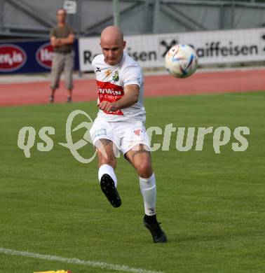 Fussball Unterliga West. Lienz gegen Woelfnitz   Dominik Mueller (Lienz). Lienz am 26.8.2023.
Foto: Kuess
---
pressefotos, pressefotografie, kuess, qs, qspictures, sport, bild, bilder, bilddatenbank